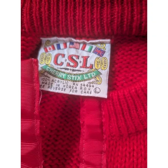 Women Large Rotary Phone Cardigan "Cherry Stix Ltd" Novelty Numbers Frizzle - Picture 5 of 8